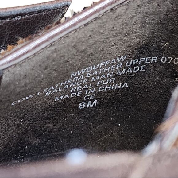 Nine West- Leopard Print Dyed Hair Guffaw T Strap Heels Pumps, Size 8 - Picture 4 of 12